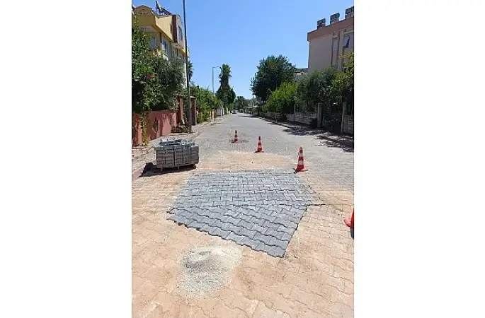Kemer'de altyapı çalışmaları 
