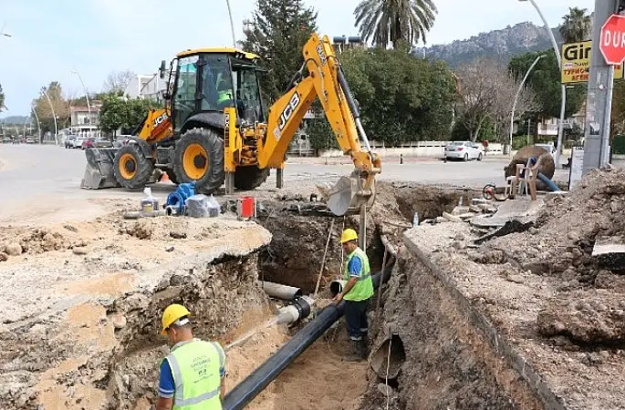 Kemer'in içmesuyu ve kanalizasyon altyapısı yenileniyor