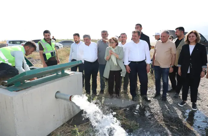 Kılavuzlu suyu Nurdağı ve İslahiye tarlalarıyla buluştu