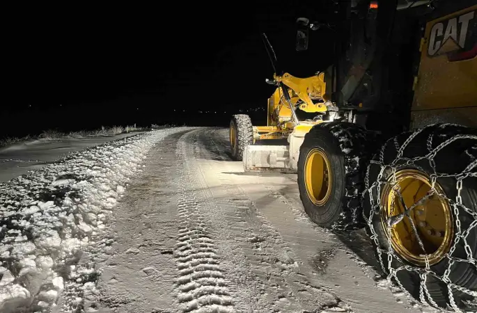 Kırşehir’de kapanan yollar açıldı
