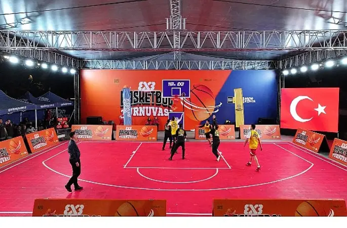 Konya'da 3x3 Basketbol Turnuvası Heyecanı