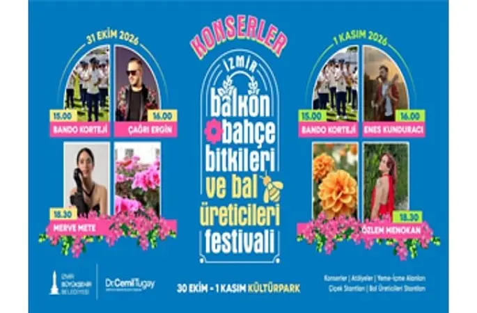 Kültürpark'ta çiçek ve bal festivali başlıyor