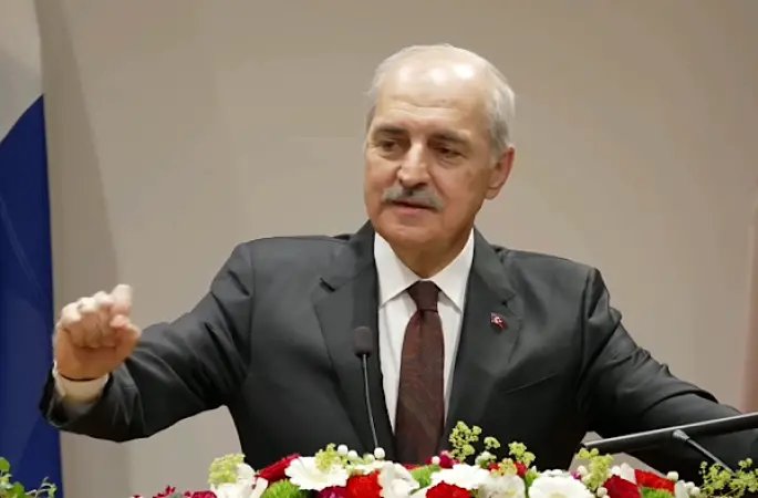 Kurtulmuş, Norveç Parlamentosu Başkanı Gharahkhani ile bir araya geldi