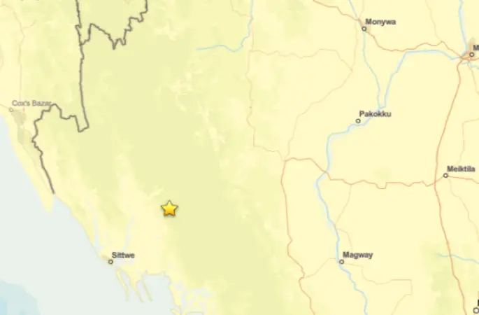 Myanmar'da deprem