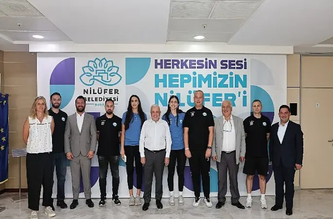 Nilüfer Belediyesporlu milli sporculara Başkan Şadi Özdemir'den tebrik