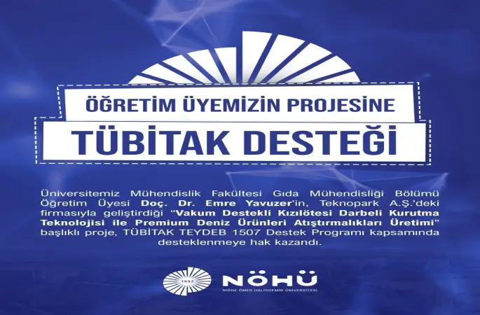NÖHÜ öğretim üyesine destek
