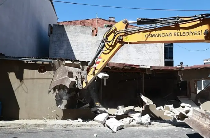 Osmangazi'de Kaçak Yapılara Geçit Yok 