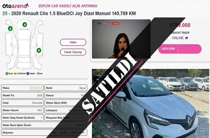  OtoArena'dan Türkiye'de ilk kez tüketicilere özel, yeni nesil ikinci el araç açık artırması