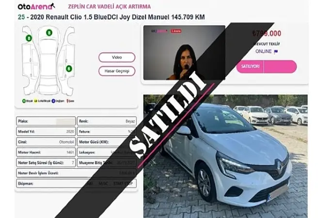  OtoArena'dan Türkiye'de ilk kez tüketicilere özel, yeni nesil ikinci el araç açık artırması