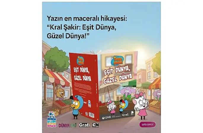 QNB Türkiye ve Kral Şakir'den Çocuklara Karne Hediyesi