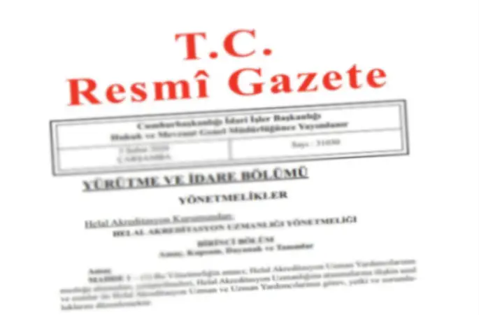 Resmi Gazete başlıkları 