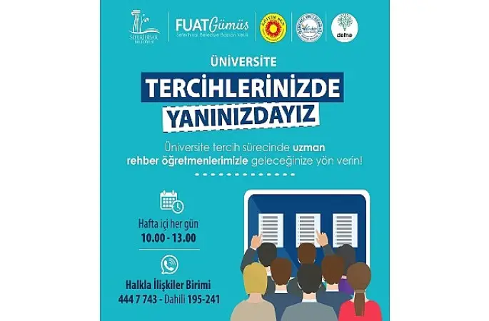  Seferihisar Belediyesi üniversite tercih sürecinde gençlerin yanında