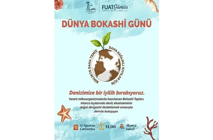 Seferihisar Belediyesi'nden denize iyilik: Bokashi topları Akarca'da denizle buluşuyor