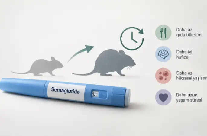 Semaglutid, yaşlı farelerin yaşam süresini yüzde 12,4 artırdı