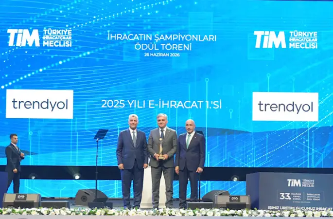 Trendyol, üst üste üçüncü kez ‎Türkiye’nin e-ihracat şampiyonu