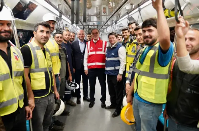 Ümraniye-Ataşehir-Göztepe Metro Hattı’nda test sürüşü yapıldı