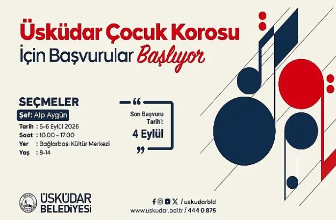 Üsküdar Çocuk Korosu Yeni Seslerini Arıyor
