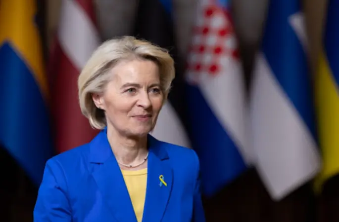 Von der Leyen: Ukraynalı çocuklar yaşam için en saf tutkuyu gösteriyor